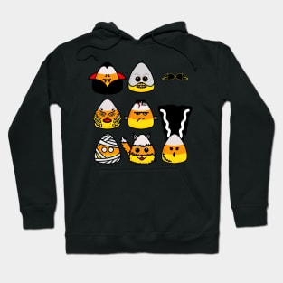 Classic Hollywood Monsters Candy Corn Hoodie